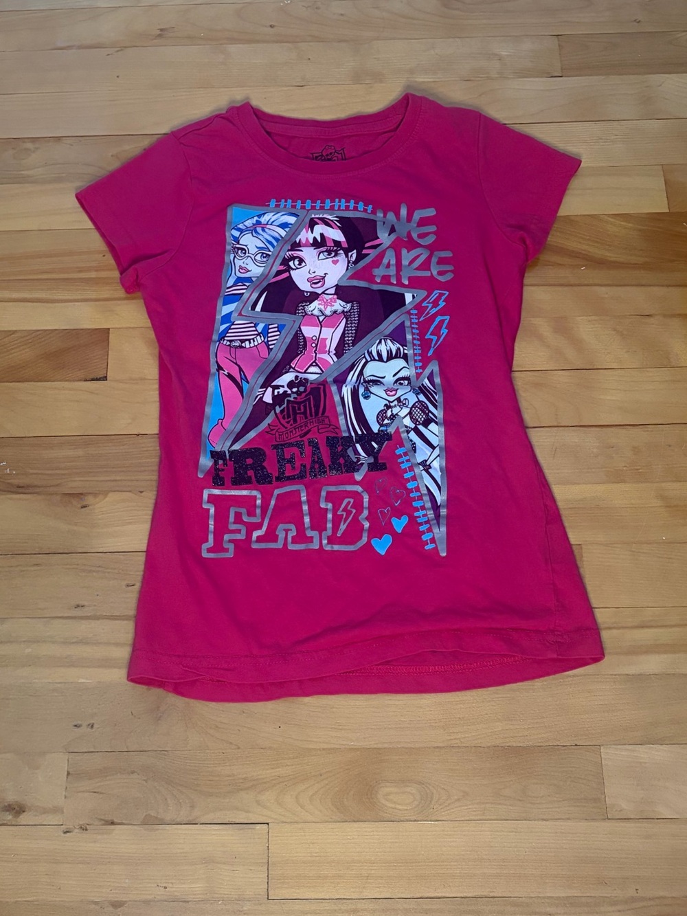 Girls' Pink Monster high t-shirt